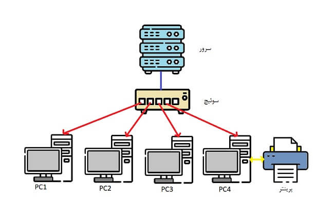 بررسی ساختار شبکه